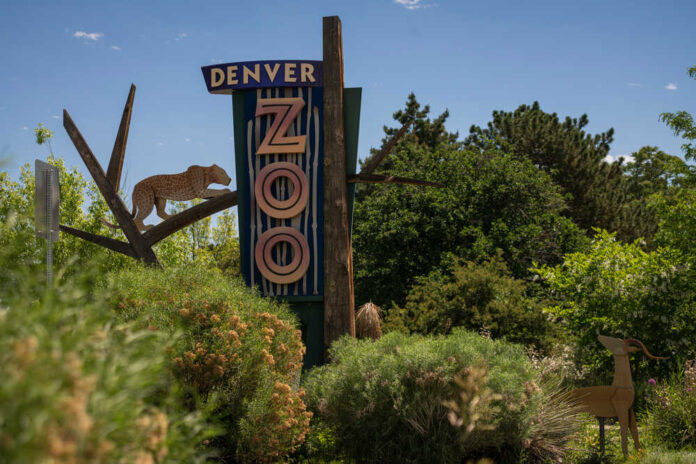 Denver,,Colorado,-,June,9,,2021:,Denver,Zoo,Sign,With