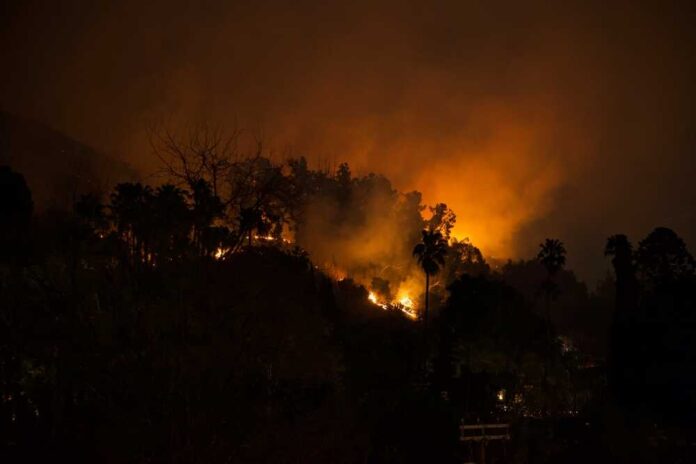 Los,Angeles,-,January,8,,2024,-,Sunset,Fire,In