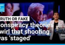 'Staged': Conspiracy theories surge after shooting at White