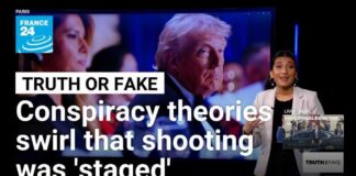 'Staged': Conspiracy theories surge after shooting at White
