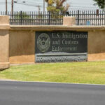 Sign for U.S. Immigration and Customs Enforcement building.