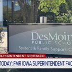 Former Iowa superintendent faces prison