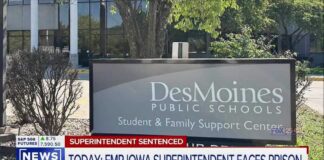 Former Iowa superintendent faces prison