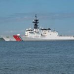 America’s Maritime Border Is Still Under Siege A U.S. Coast Guard patrol vessel sailing on calm waters