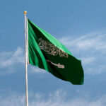 New Saudi Satellite Raises Alarms In Israel Saudi Arabian flag waving against a blue sky