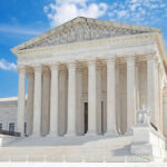 Supreme Court building with grand marble columns