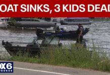 Boat capsizes on Wisconsin lake, 3 children dead | FOX6 News Milwaukee