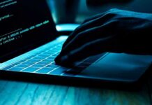 Tribeca Data Exposure Raises Hollywood Privacy Questions Hand typing on laptop with green code on screen