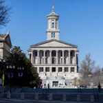 Tennessee State Capitol building with columned facade