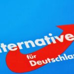 Germany’s Opposition Stood Firm Despite Protests Political logo featuring the word 'Alternative für Deutschland' with an upward arrow