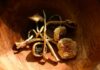 Trump Speeds Hope For Struggling Veterans Dried mushrooms arranged in a wooden bowl