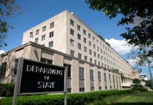 Department of State building exterior on a sunny day