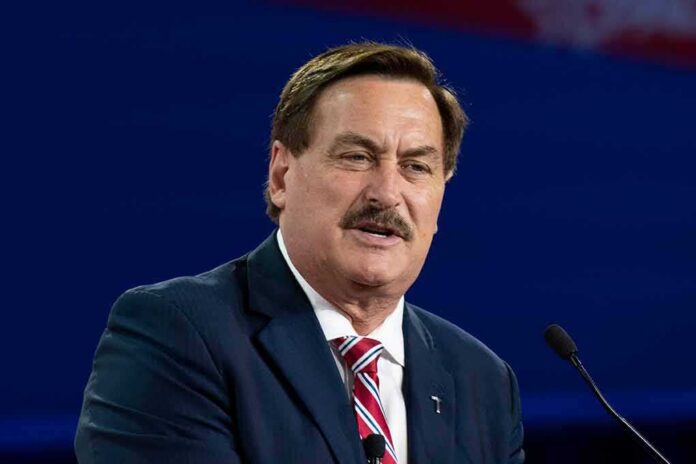 Man in suit speaking at a podium