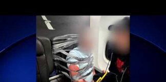 Man duct-taped to seat on American Airlines flight after allegedly attacking another traveler