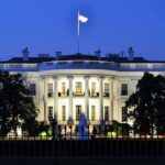 The Wildest White House Breach You Forgot The White House illuminated at dusk