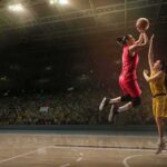 USA Today Column Ignites WNBA Debate Two women playing basketball; Michelle Jenneke is not visible