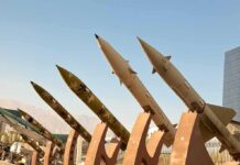 America Just Placed A Massive Bet On Missiles Row of surface-to-surface missiles mounted on display stands outdoors