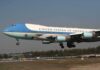 The Press Access Battle Just Took Flight Airplane with blue and white livery landing approach