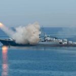 Iran’s Missile Attacks Keep Coming Up Empty Warship launching a missile at sea