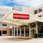 One Mysterious Death. Nearly 200 People Monitored Emergency room entrance at a modern hospital