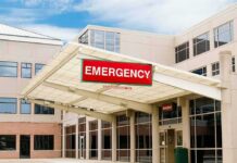 One Mysterious Death. Nearly 200 People Monitored Emergency room entrance at a modern hospital