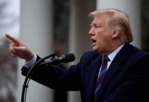 Export Ban Threat – Will Europe Blink? Donald Trump speaking at a podium and pointing