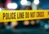 Party Deck Gives Way – Chaos In Minutes Yellow police tape with do not cross warning