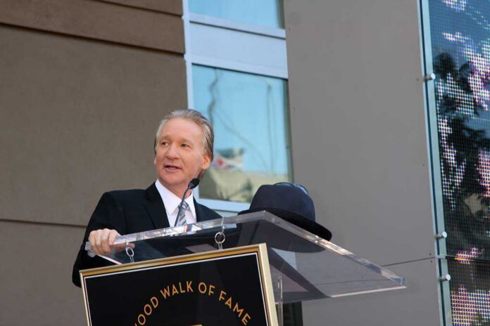 Los,Angeles,-,Sep,14:,Bill,Maher,At,The,Bill Bill Maher speaks at a podium during an outdoor event